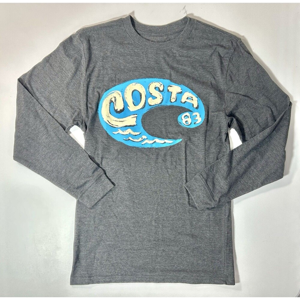 NWT Costa 83 Small Seabright Dark Heather Surf Long Sleeve Shirt